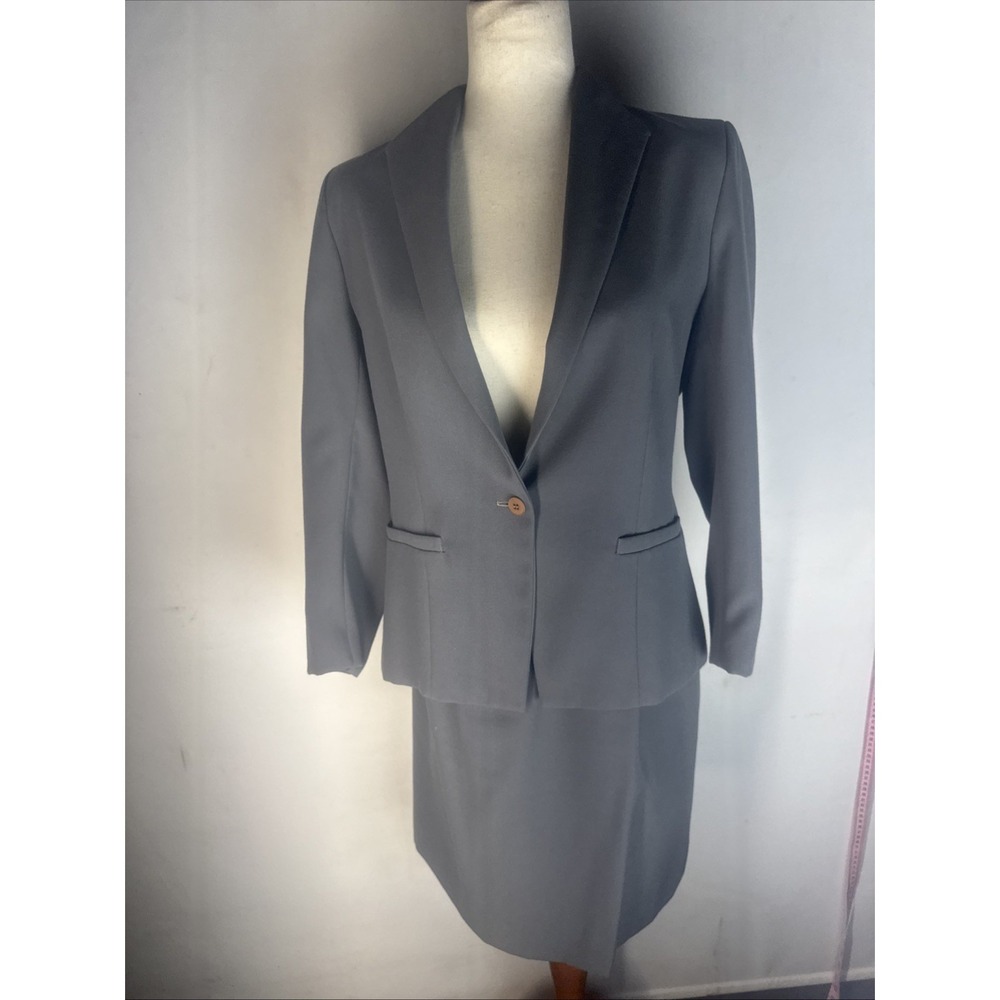 Richard‎ Benay Designs LTD Vintage Gray Skirt Suit 11/12